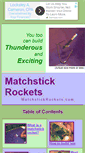 Mobile Screenshot of matchstickrockets.com